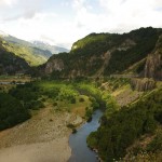 001 Blick zurück - ich kam rechts durch den Tunnel