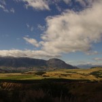 002 vor den Bergen die Hauptstadt der Carretera - Coihaique