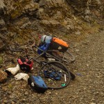 004 Plattfuß am Vorderrad im Regen - so ein Käse 004 Plattfuß am Vorderrad im Regen - so ein Käse